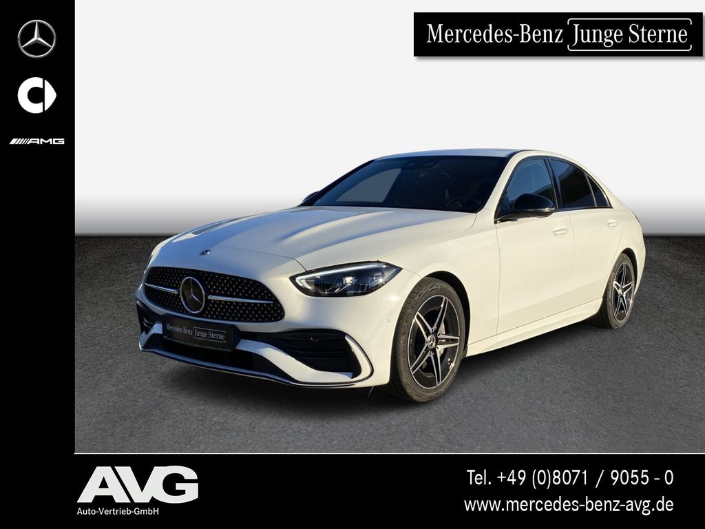 Mercedes-Benz C 220 2023 г. Белый, пробег 56970 км