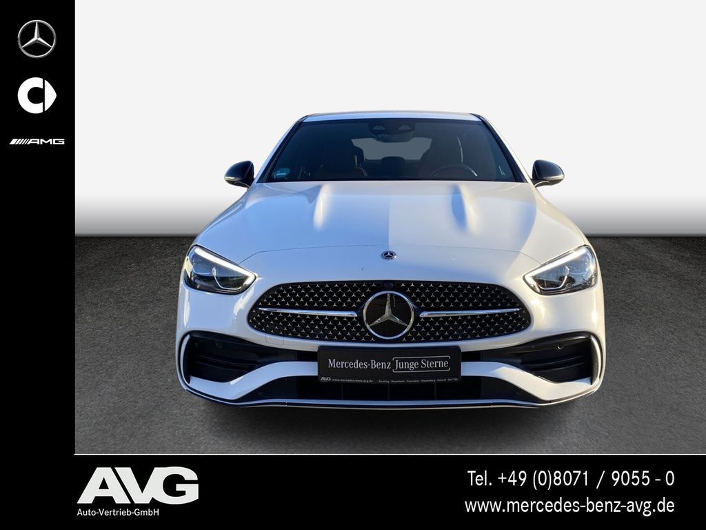 Mercedes-Benz C 220 2023 г. Белый, пробег 56970 км