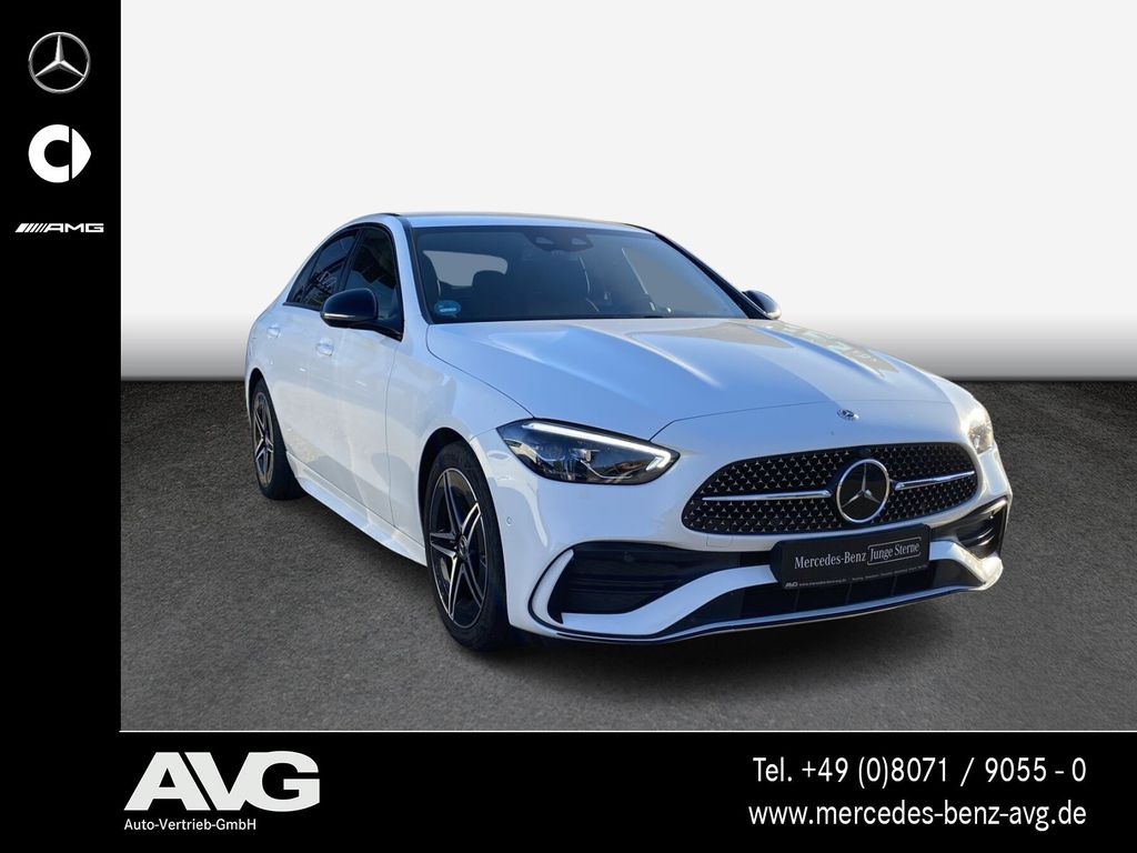 Mercedes-Benz C 220 2023 г. Белый, пробег 56970 км
