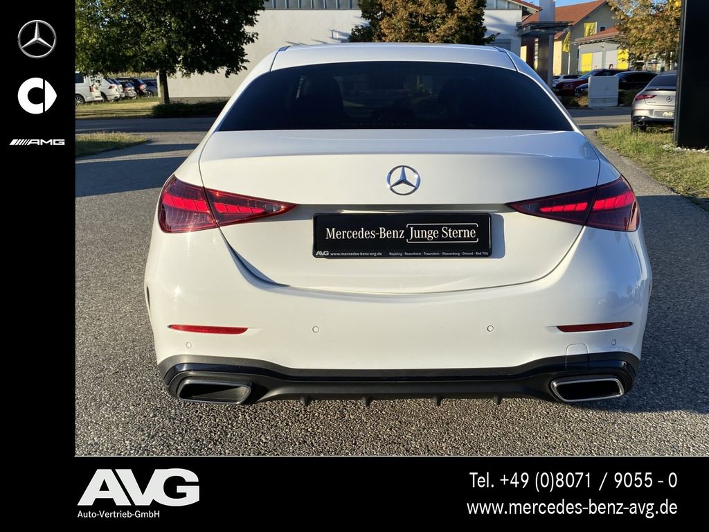 Mercedes-Benz C 220 2023 г. Белый, пробег 56970 км