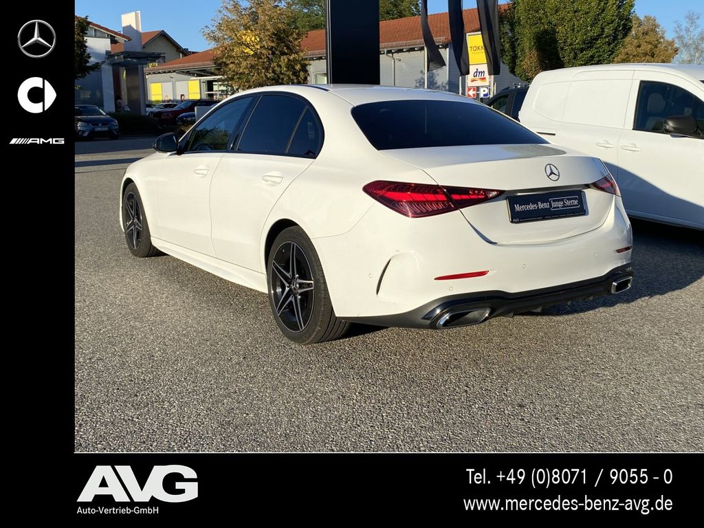 Mercedes-Benz C 220 2023 г. Белый, пробег 56970 км