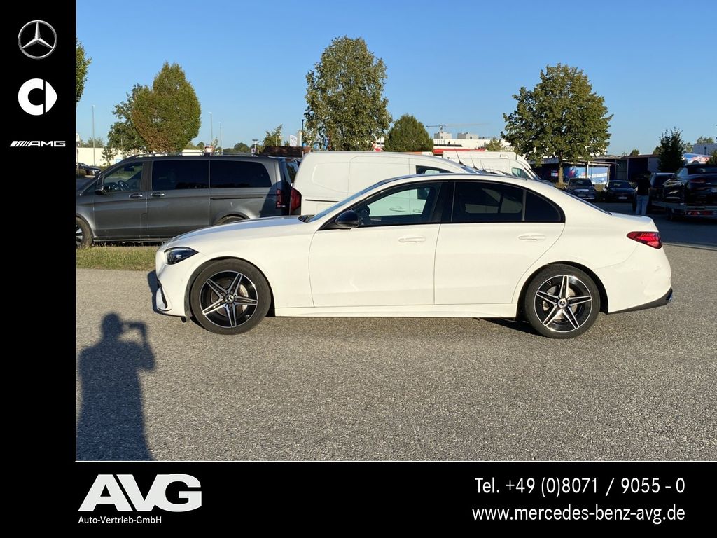Mercedes-Benz C 220 2023 г. Белый, пробег 56970 км