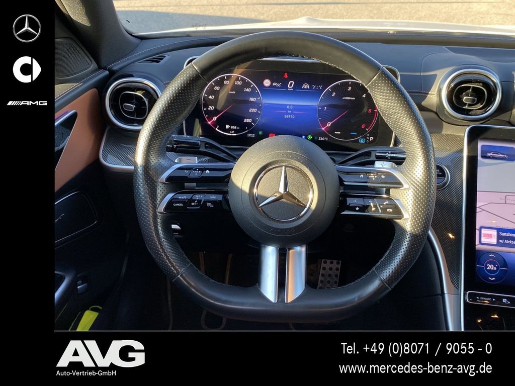 Mercedes-Benz C 220 2023 г. Белый, пробег 56970 км