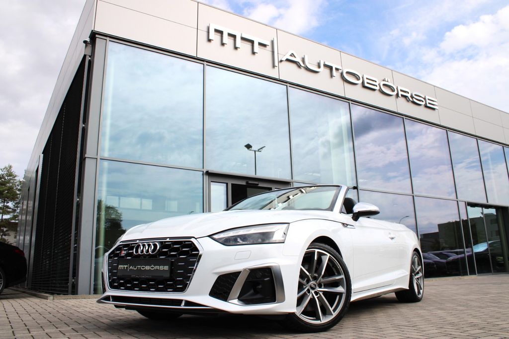 Audi S5 2022 г. Белый, пробег 39500 км
