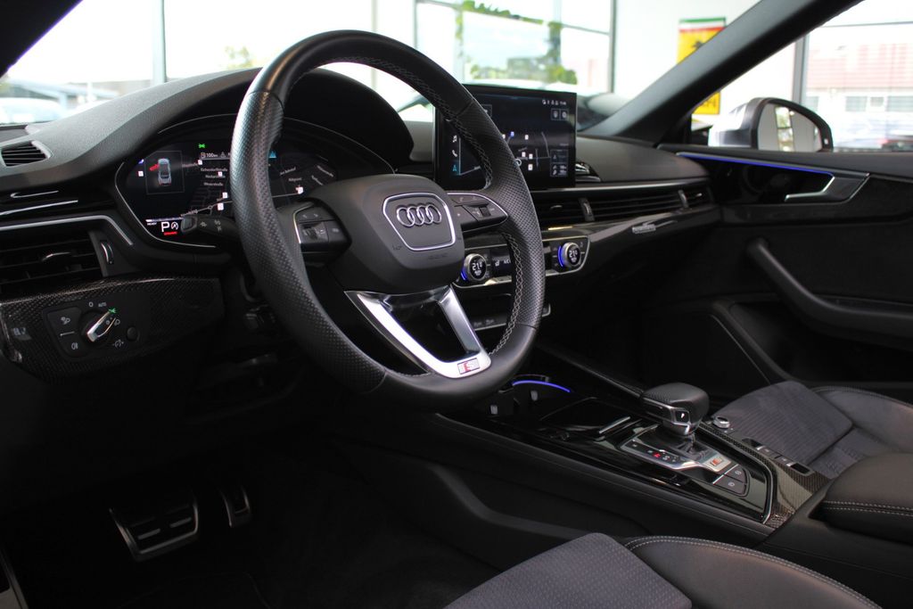 Audi S5 2022 г. Белый, пробег 39500 км