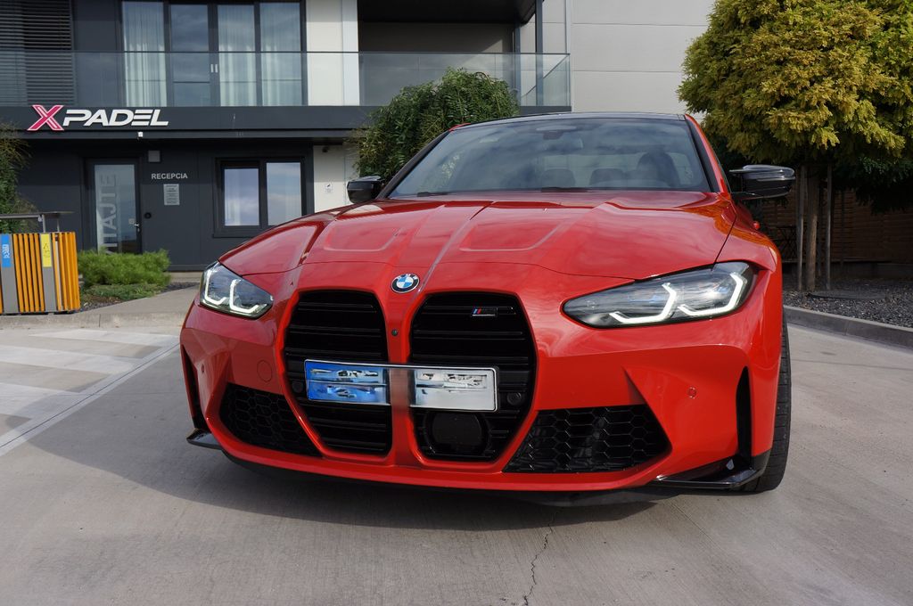 BMW M3 2021 г. Красный, пробег 56943 км
