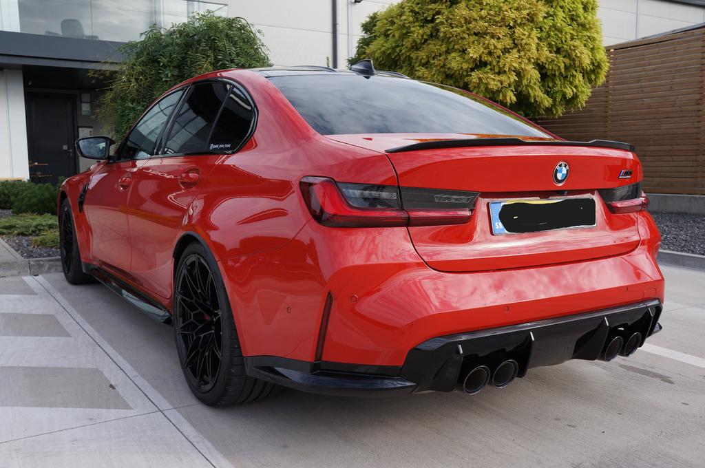 BMW M3 2021 г. Красный, пробег 56943 км