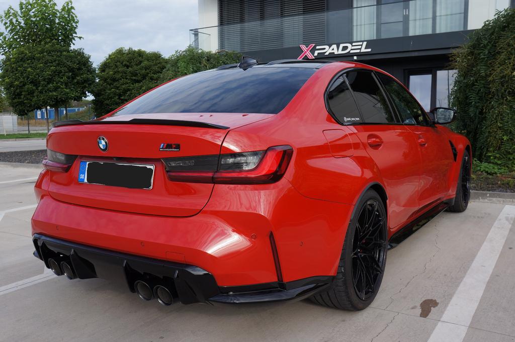 BMW M3 2021 г. Красный, пробег 56943 км