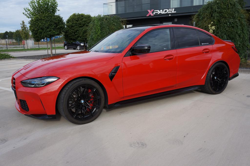 BMW M3 2021 г. Красный, пробег 56943 км