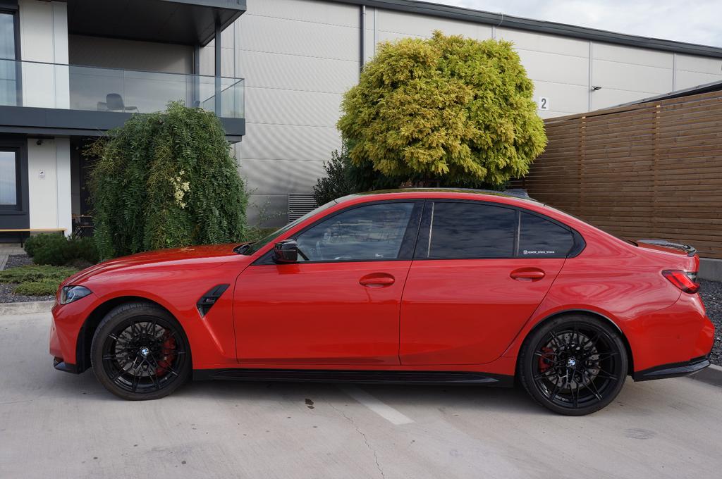 BMW M3 2021 г. Красный, пробег 56943 км