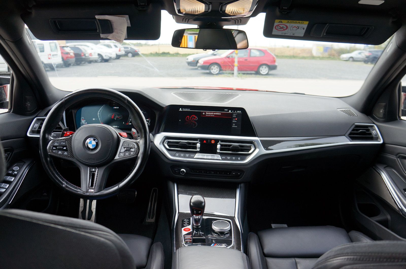 BMW M3 2021 г. Красный, пробег 56943 км