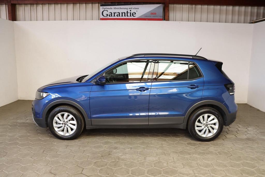 Volkswagen T-Cross 2022 г. Синий, пробег 38980 км