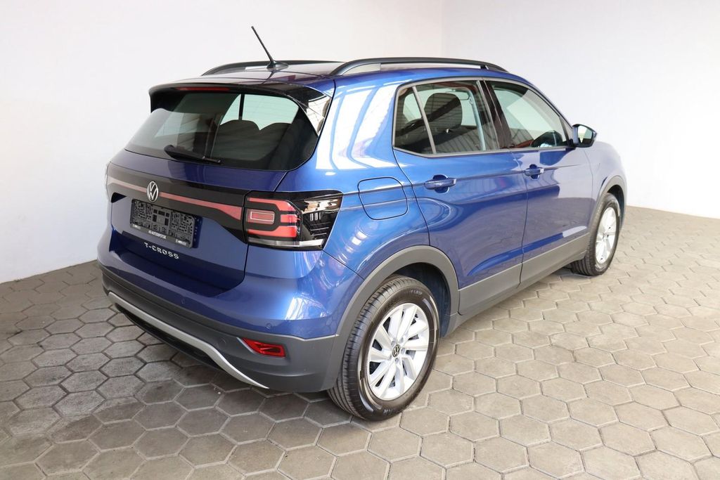 Volkswagen T-Cross 2022 г. Синий, пробег 38980 км