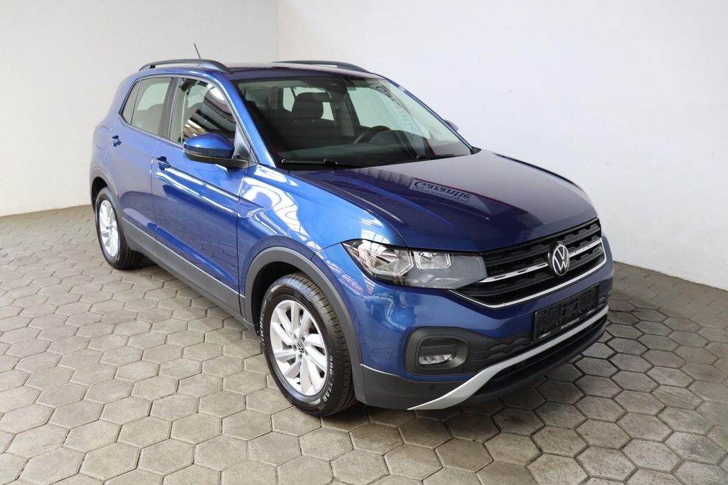 Volkswagen T-Cross 2022 г. Синий, пробег 38980 км