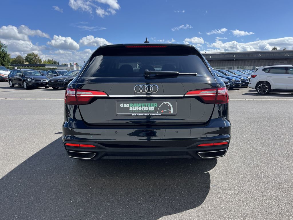 Audi A4 2022 г. Чёрный, пробег 50418 км