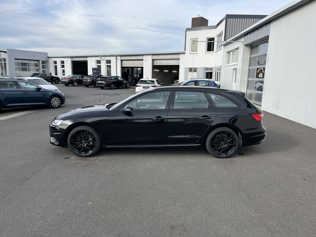 Audi A4 2022 г. Чёрный, пробег 59723 км