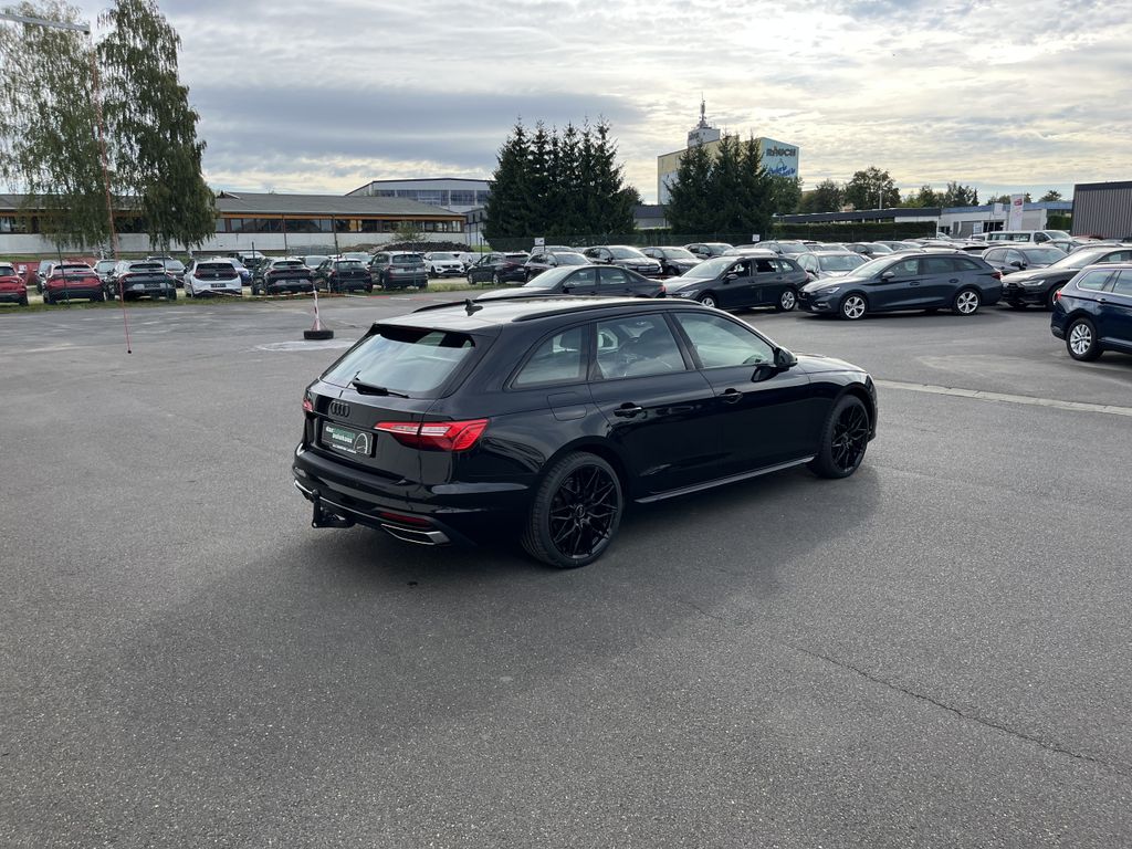 Audi A4 2022 г. Чёрный, пробег 59723 км