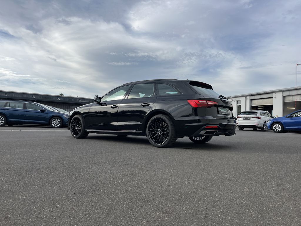 Audi A4 2022 г. Чёрный, пробег 59723 км