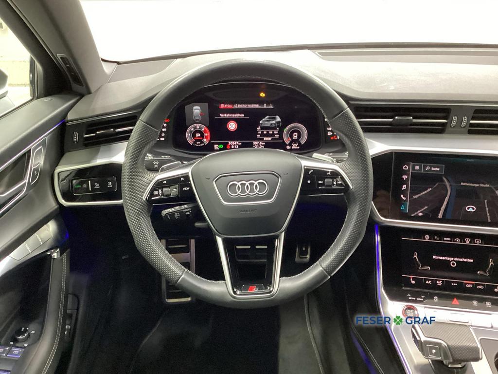 Audi S6 2023 г. Белый, пробег 50545 км