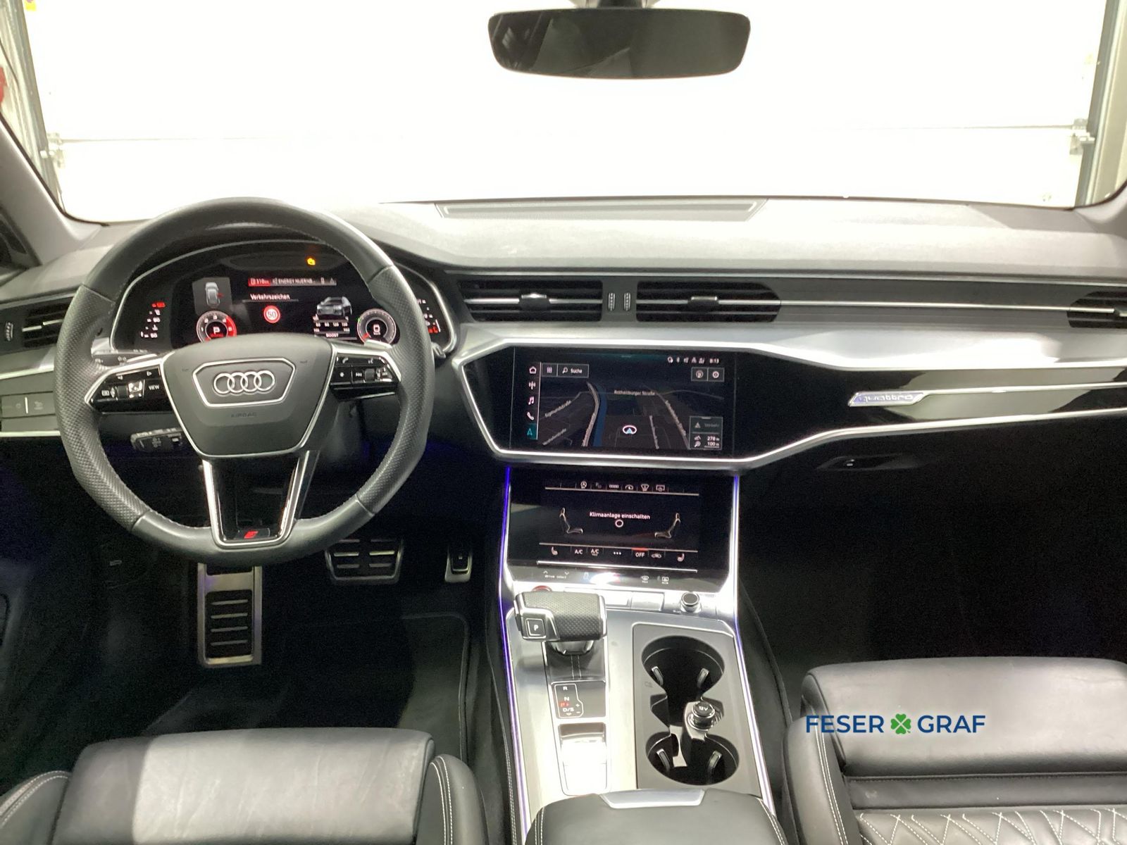 Audi S6 2023 г. Белый, пробег 50545 км