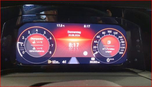Volkswagen Golf 2022 г. Красный, пробег 38290 км