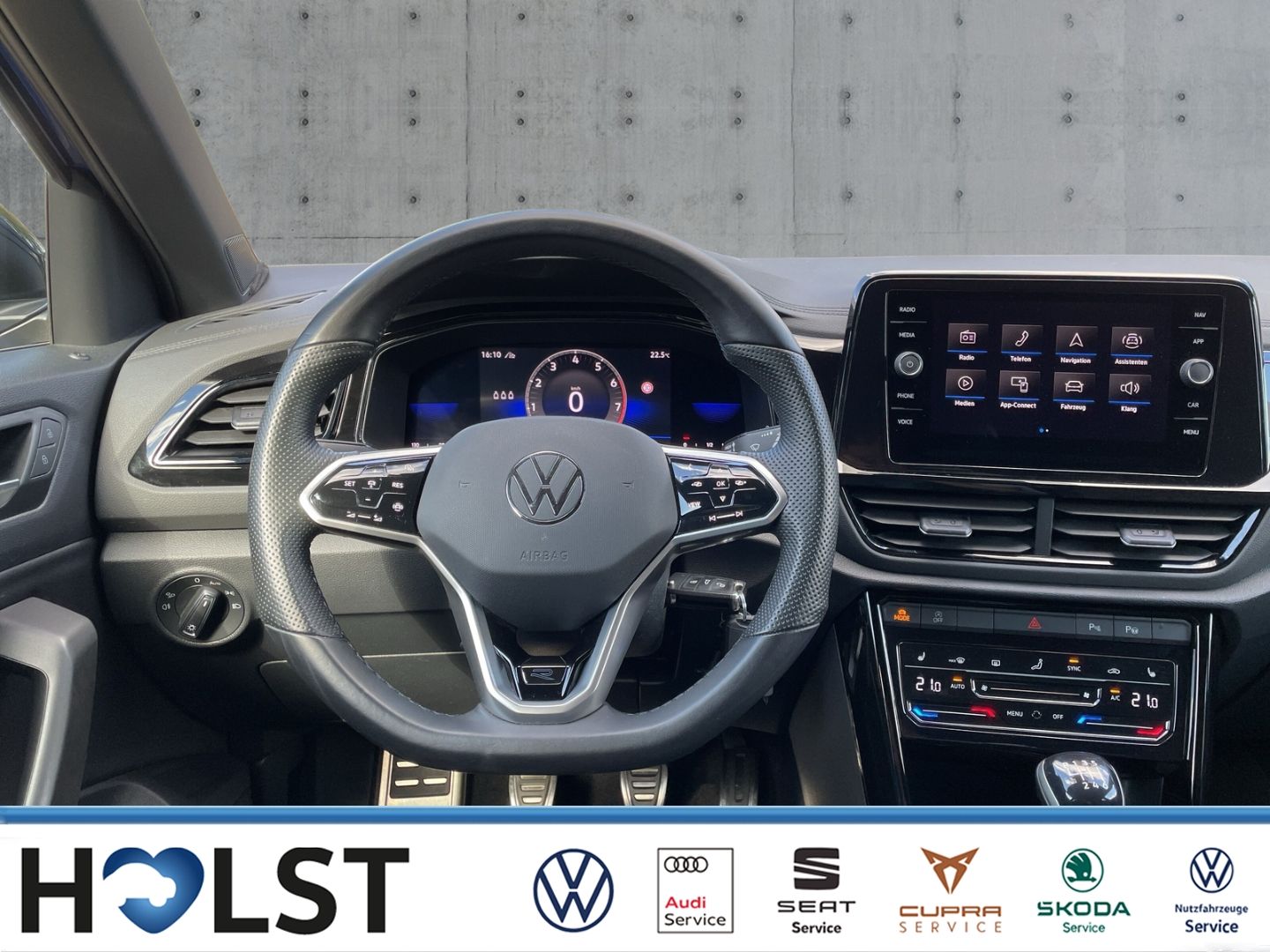 Volkswagen T-Roc 2022 г. Синий, пробег 31985 км
