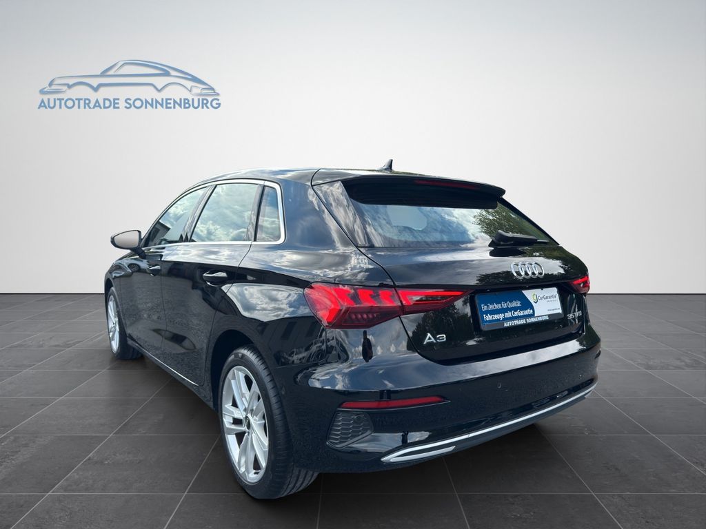 Audi A3 2023 г. Чёрный, пробег 34016 км
