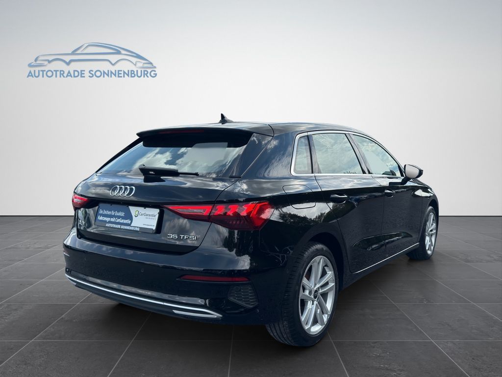 Audi A3 2023 г. Чёрный, пробег 34016 км