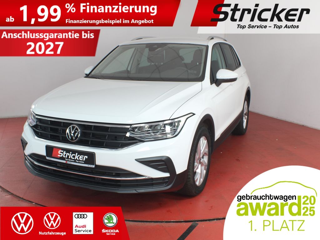 Volkswagen Tiguan 2022 г. Белый, пробег 46851 км