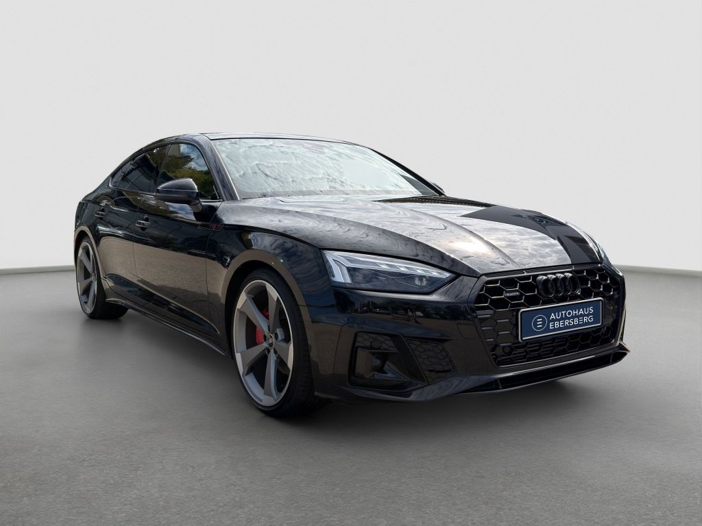 Audi A5 2023 г. Чёрный, пробег 30900 км