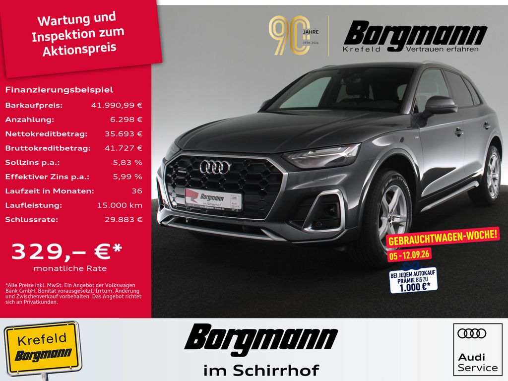 Audi Q5 2024 г. Серый, пробег 33466 км