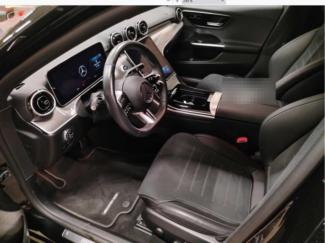 Mercedes-Benz C 220 2024 г. Чёрный, пробег 55000 км