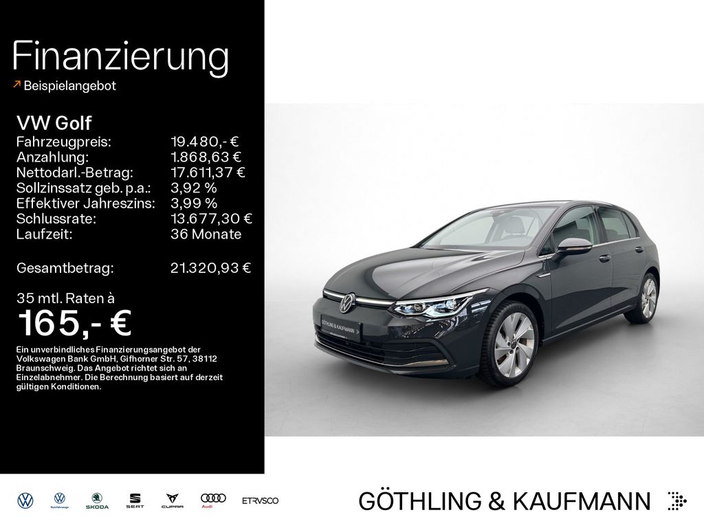 Volkswagen Golf 2024 г. Серый, пробег 21123 км
