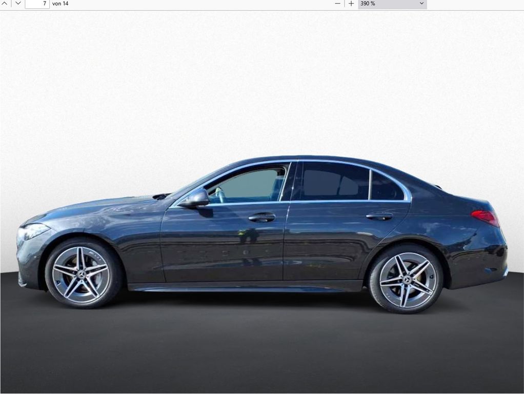 Mercedes-Benz C 220 2024 г. Чёрный, пробег 60000 км