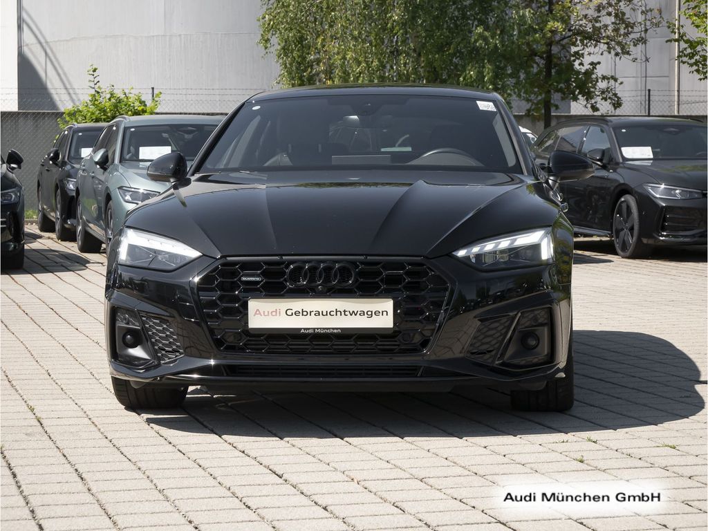 Audi A5 2023 г. Чёрный, пробег 33752 км