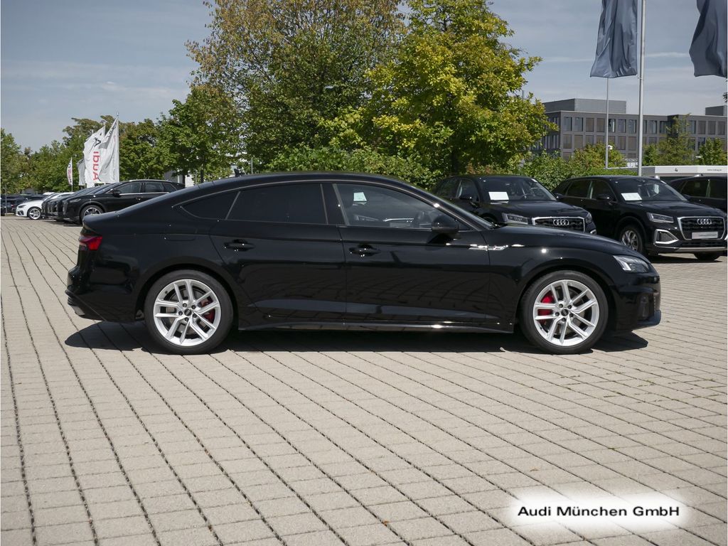Audi A5 2023 г. Чёрный, пробег 33752 км