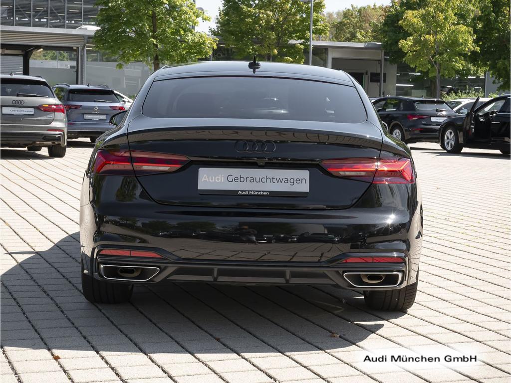 Audi A5 2023 г. Чёрный, пробег 33752 км