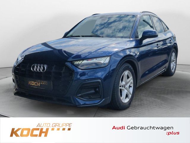 Audi Q5 2023 г. Синий, пробег 40900 км