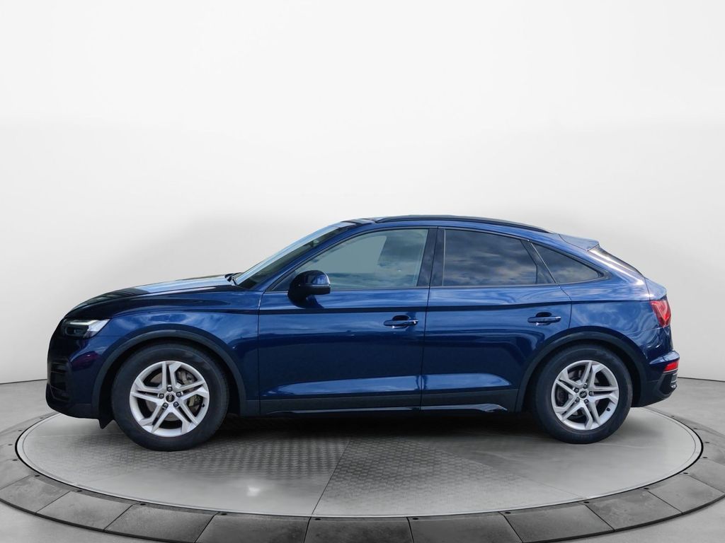 Audi Q5 2023 г. Синий, пробег 40900 км