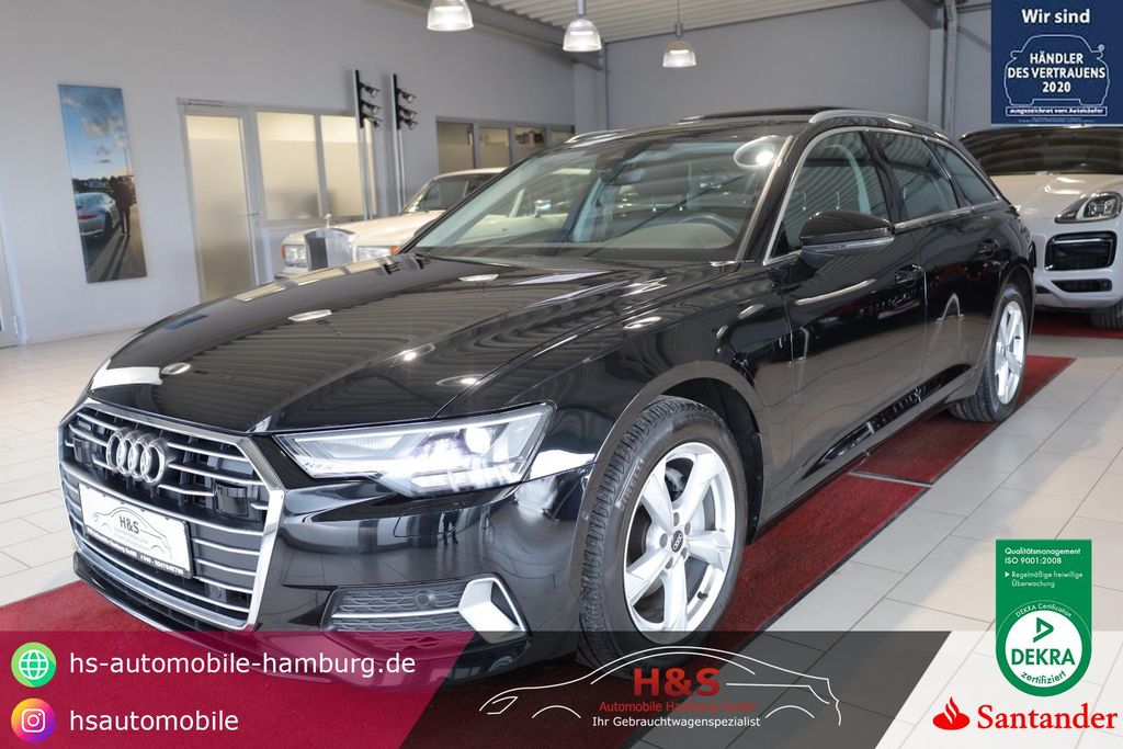 Audi A6 2023 г. Чёрный, пробег 46570 км