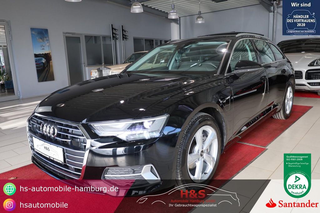 Audi A6 2023 г. Чёрный, пробег 59170 км