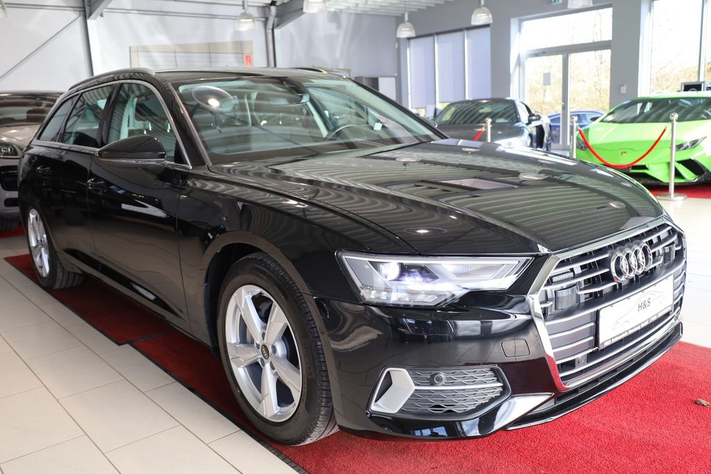 Audi A6 2023 г. Чёрный, пробег 59170 км