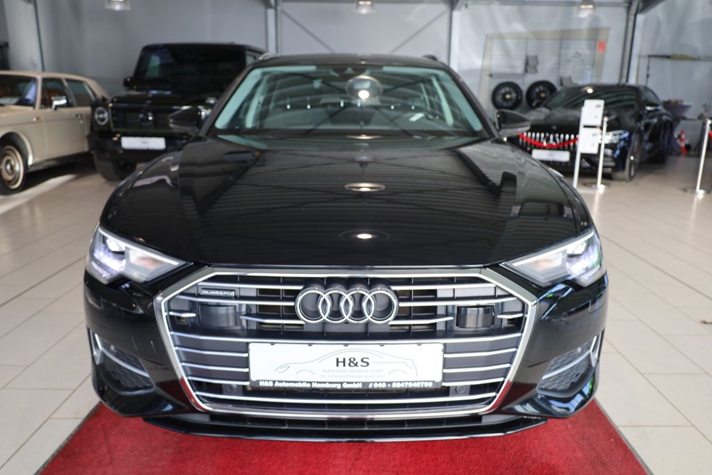 Audi A6 2023 г. Чёрный, пробег 59170 км