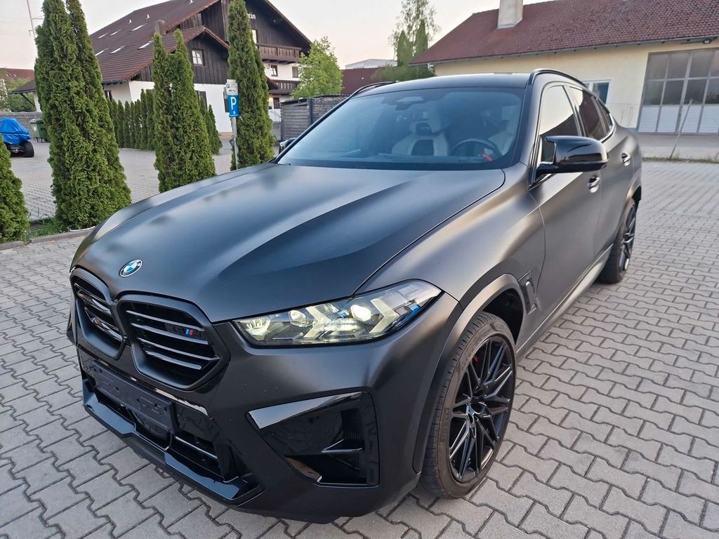 BMW X6 M 2023 г. Чёрный, пробег 43473 км