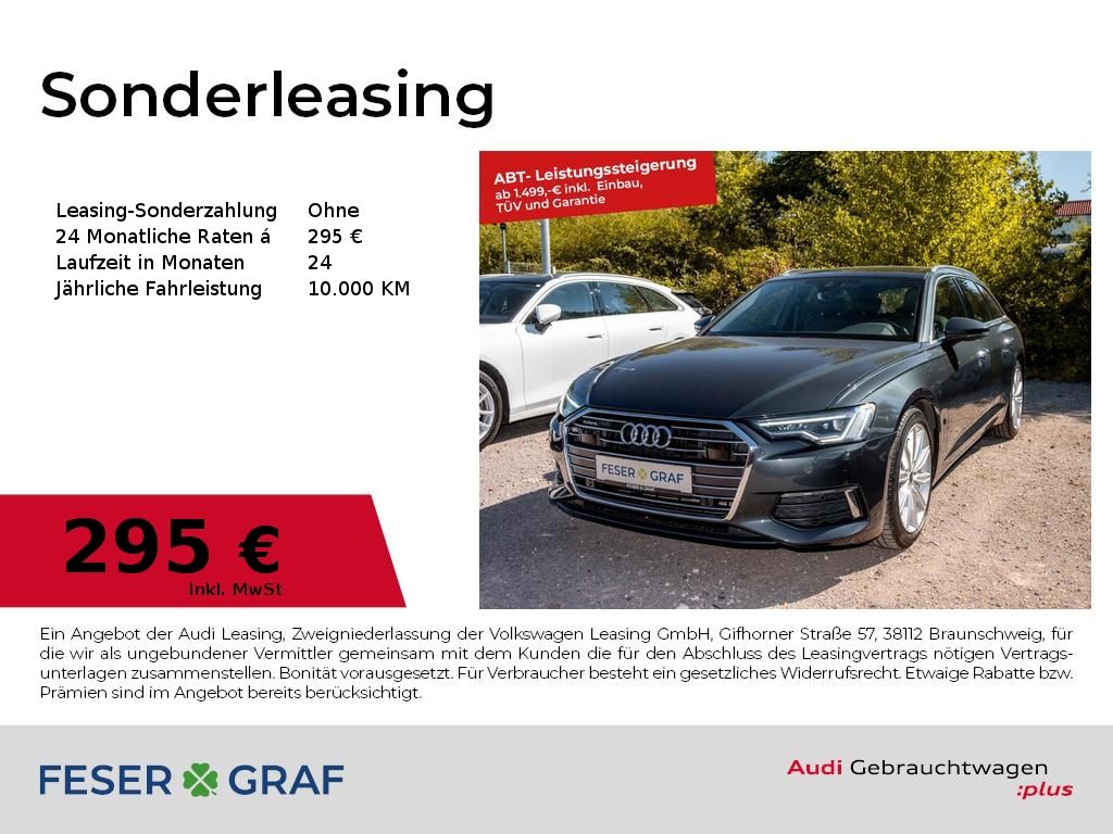 Audi A6 2023 г. Серый, пробег 44022 км