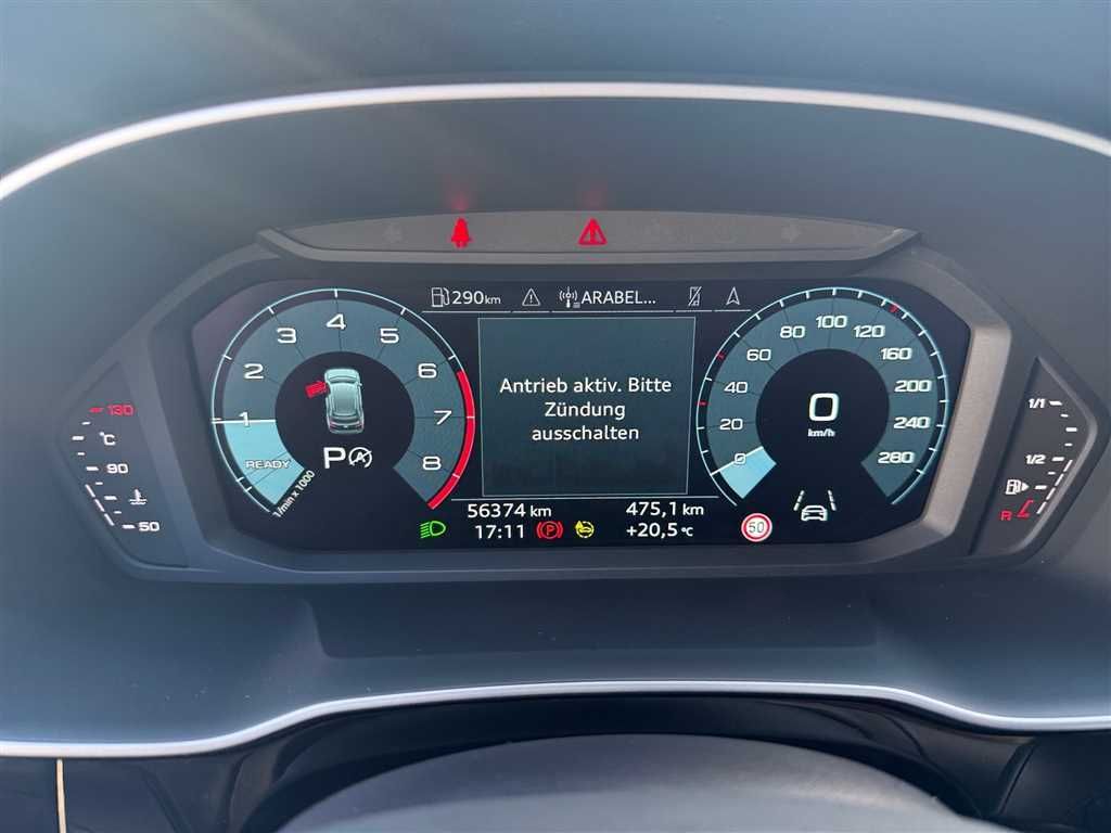 Audi Q3 2024 г. Серебристый, пробег 56371 км