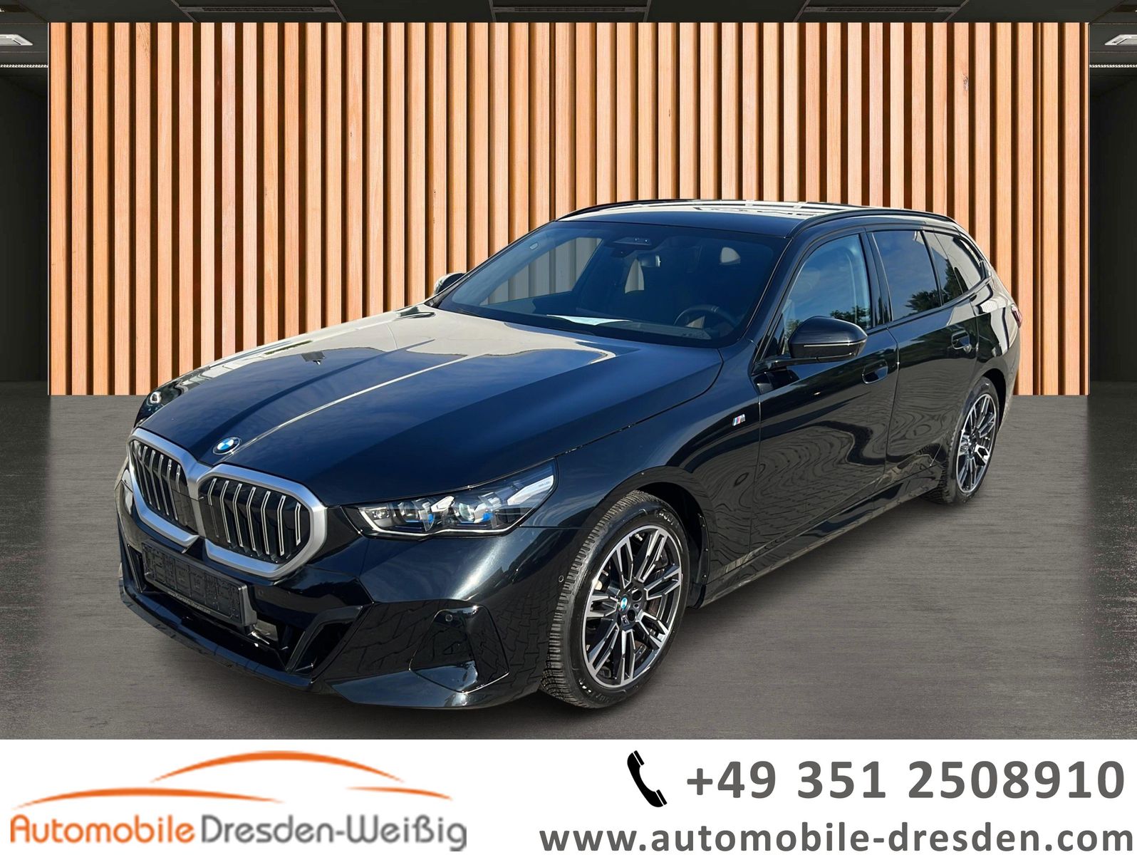 BMW 520 2025 г. Чёрный, пробег 24900 км