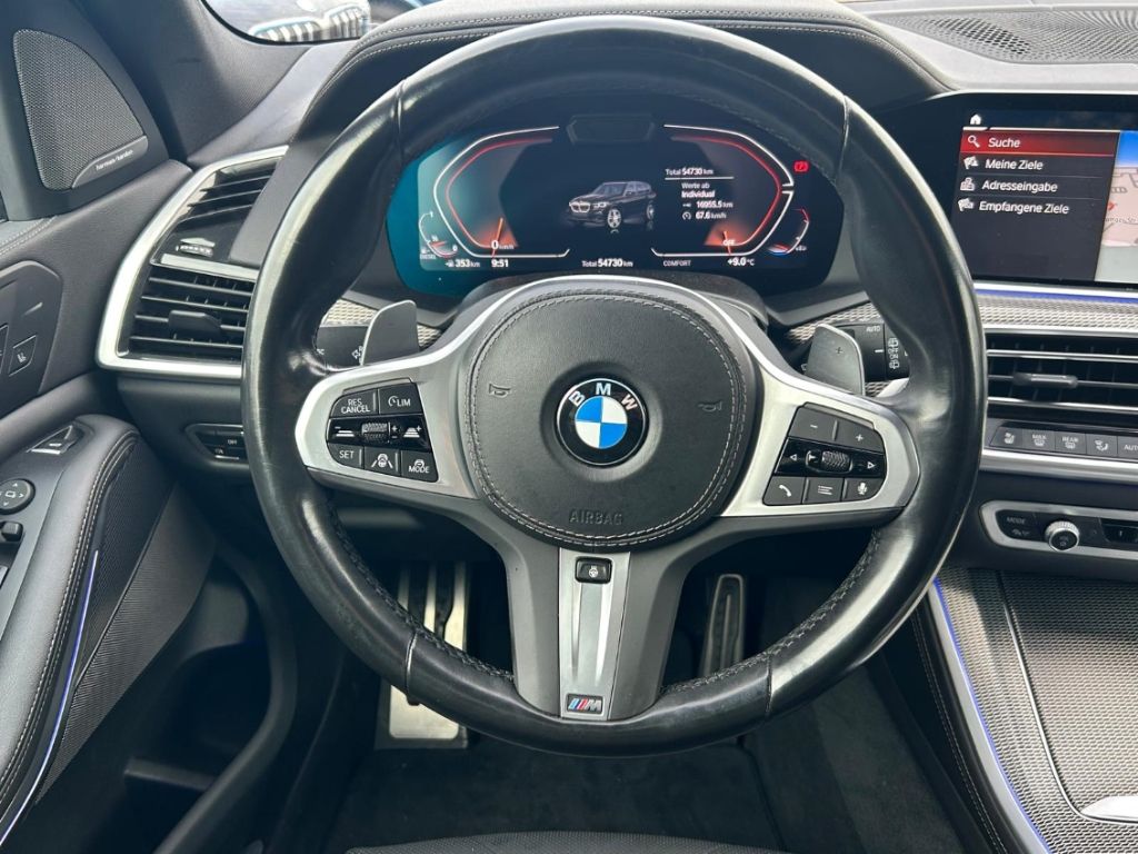 BMW X5 2022 г. Чёрный, пробег 54730 км
