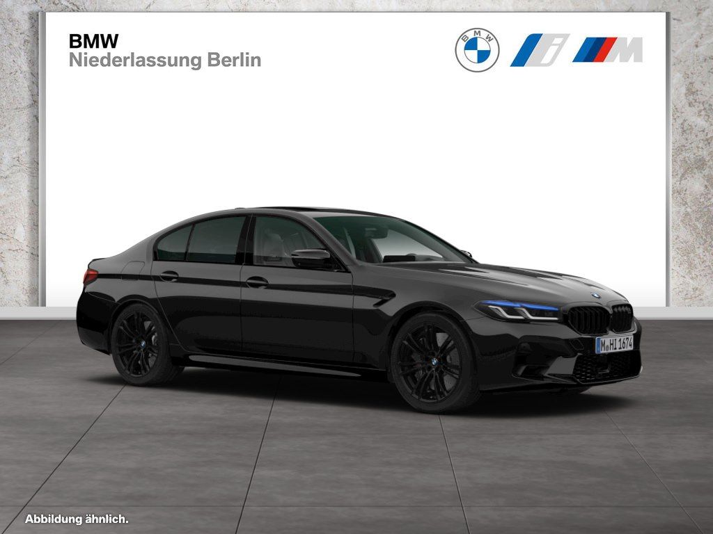 BMW M5 2023 г. Чёрный, пробег 48676 км