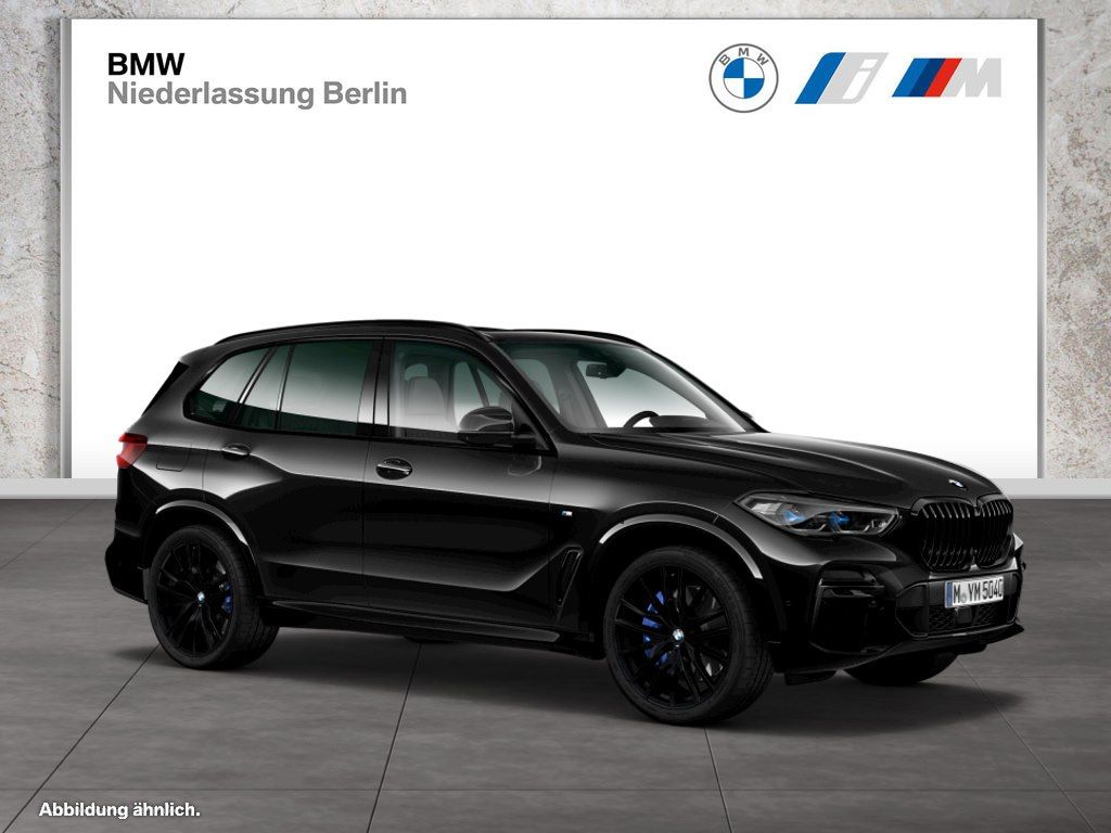 BMW X5 2022 г. Чёрный, пробег 44778 км